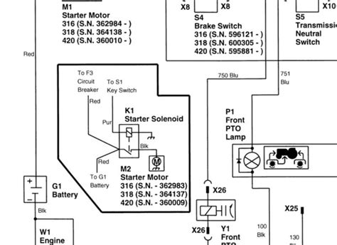 John Deere 318 Starter Wiring Diagram Wiring Diagram