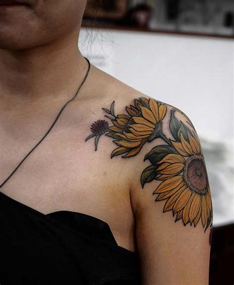 61 Pretty Sunflower Tattoo Ideas To Copy Now Page 3 Of 6 Stayglam