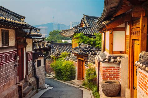 Bukchon Hanok Village Seoul South Korea Jigsaw Puzzle In Street View
