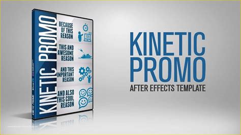 Free after Effects Templates Of Kinetic Promo after Effects Template