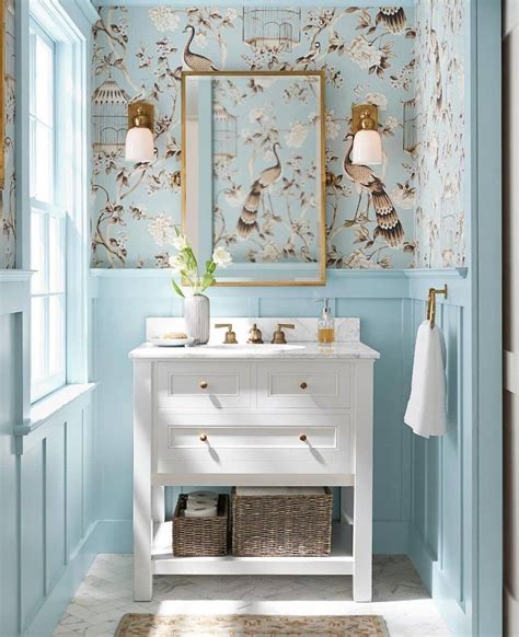 Ducks Egg Blue Chinoiserie Wallpaper To Tone With The Tongue And