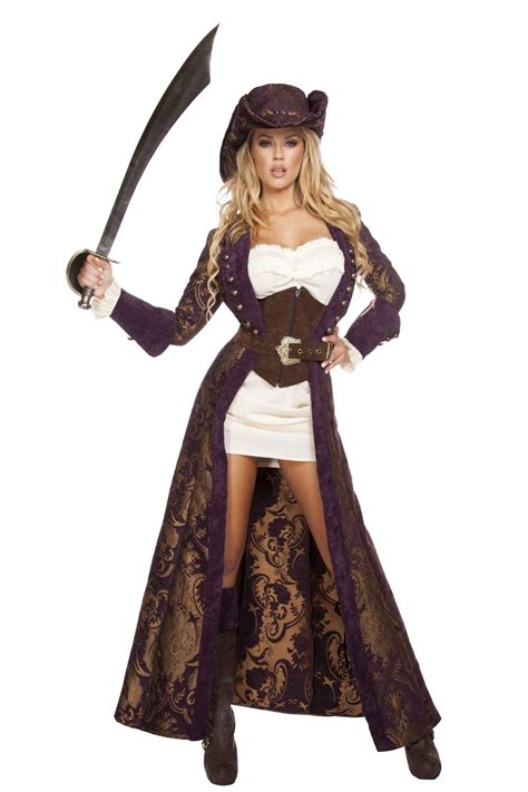 Adult Decadent Pirate Diva Woman Deluxe Costume 22999 The Costume