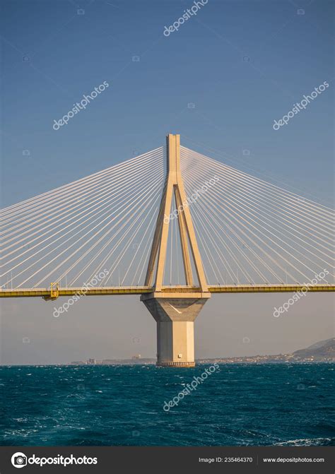Rio Antirio Bridge Charilaos Trikoupis Bridge One Longest Cable Stayed
