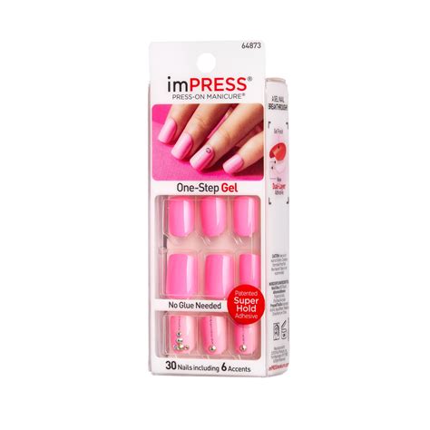 Great savings & free delivery / collection on many items. ImPRESS Press-on Nails Gel Manicure - Pop Star - Walmart.com in 2020 | Gel manicure, Natural gel ...