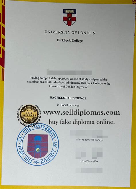 Buy Fake Birkbeck University Of London Diploma By 晨夕思翰 Medium
