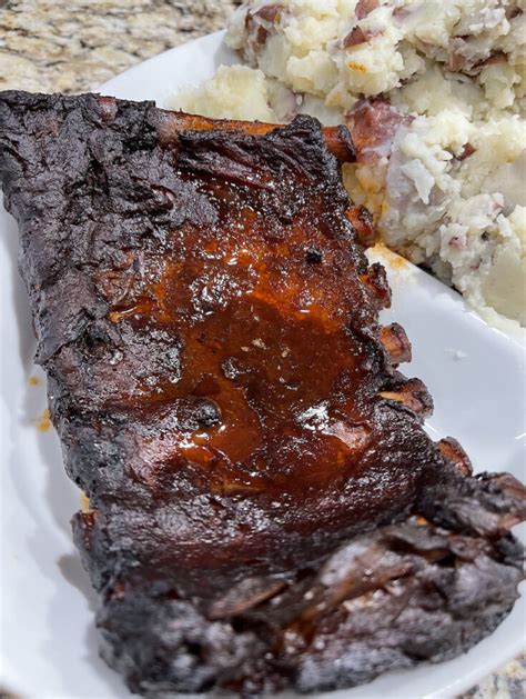 Two Ingredient Pork Ribs In The Slow Cooker Recipe