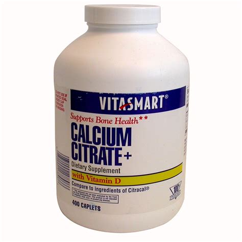 Before adding a vitamin d supplement, check to see if any of the other supplements, multivitamins, or medications you take contain vitamin d. VitaSmart Calcium Supplement W/Vitamin-D 400-Count | Shop ...
