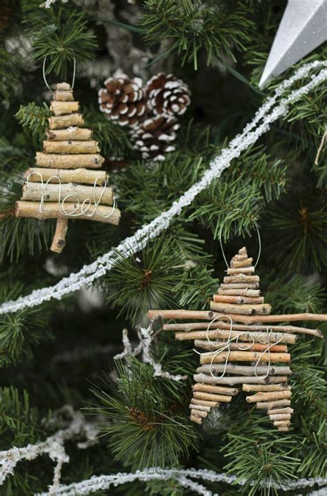 23 Diy Rustic Christmas Ornaments To Hang On Your Tree