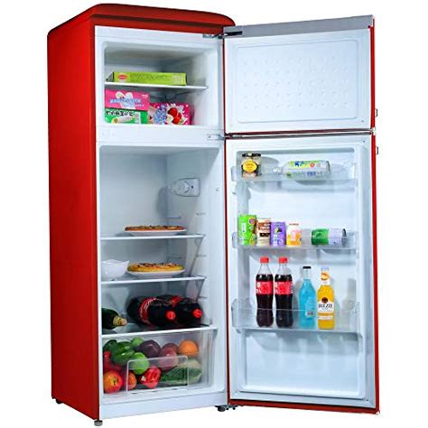 Galanz Retro Look Refrigerator Cu Ft Refrigerator Dual Door True
