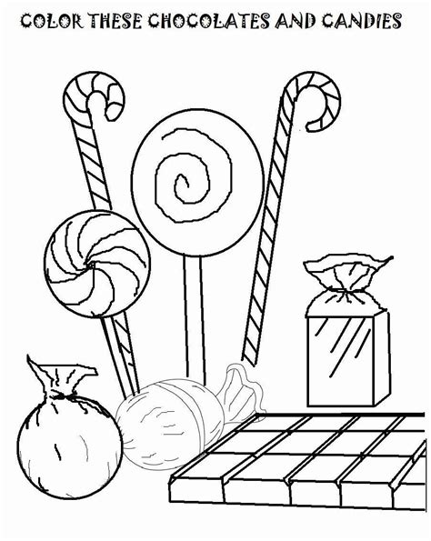 Free Printable Candy Coloring Page For Kids Coloring Home