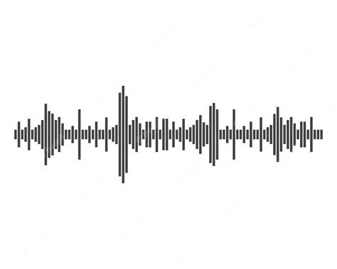 Premium Vector Sound Waves Vector Illustration