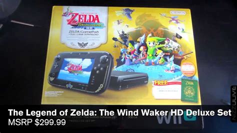 Wii U Unboxing Legend Of Zelda Wind Waker Hd Limited Edition Deluxe Set