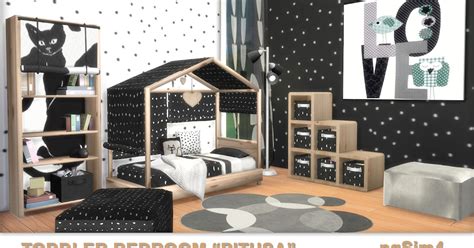 Toddler Bedroom Pitusa Sims 4 Custom Content