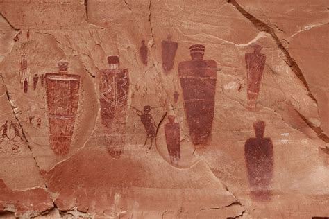 The Great Gallery Petroglyph Rock Art Horseshoe Canyon