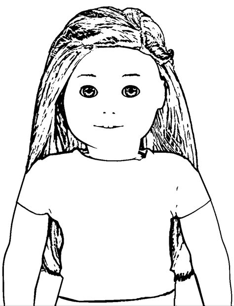 Spreading courage, friendship, compassion and good deeds, american girl has swept the world into an unending love affair. American Girl Coloring Pages - Best Coloring Pages For Kids