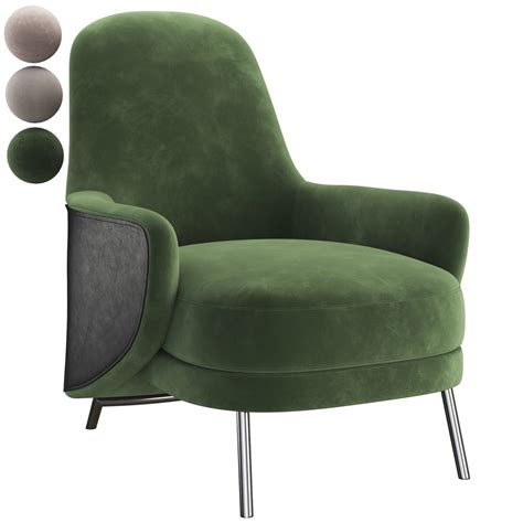 Angie Armchair 3d Model For Vray