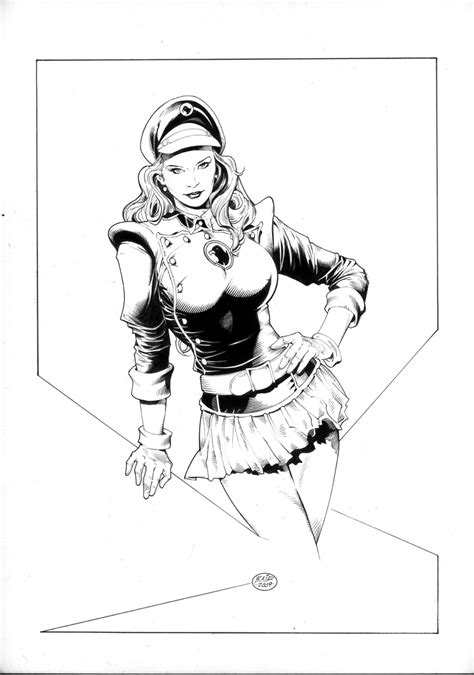 Lady Blackhawk Pinup By Michael Bair In Michael Bair S Sketches And Doodles And Other Such Jive