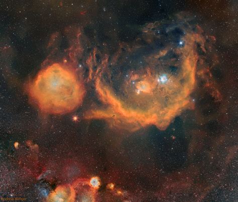 The Orion Molecular Cloud Complex Presented In Sho Astronomy