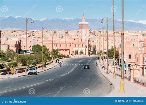 Ville Ouarzazate De Désert Au Maroc Image Stock éditorial Image 46695764