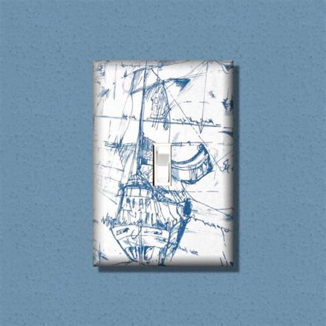 Lightswitch Cover Nautical Ship Sail Boat Beach Kids Light Switch