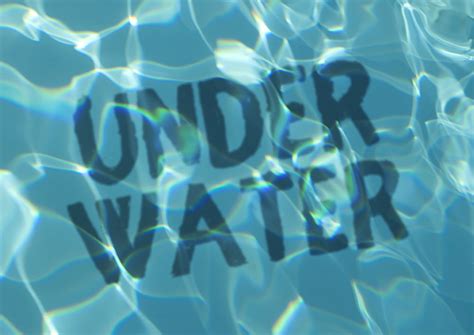 How To Create An Underwater Text Effect In Photoshop Graficznie