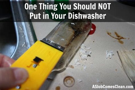 One Thing You Should Not Put In Your Dishwasher A Slob Comes Clean