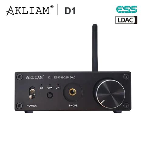 Akliam D1 Es9038q2m Dac Qcc5125 Bluetooth Dac Audio Aptx Hd Ldac Bt51