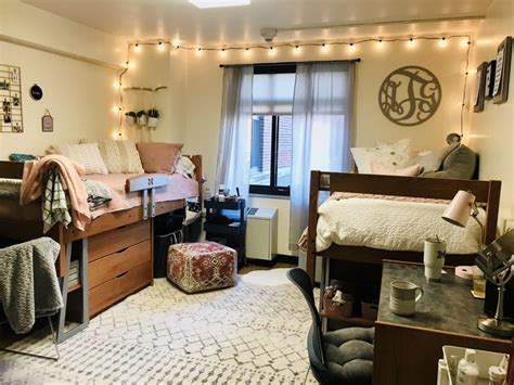 University Of Michigan Double Dorm Room Designs College Dorm Rooms