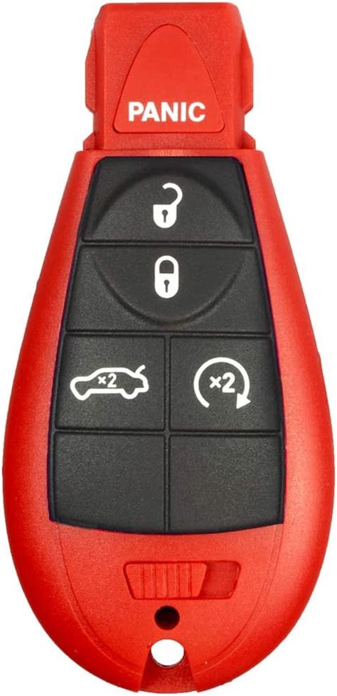 Amazon 1 New Red 5 Buttons Keyless Entry Remote Start Car Key Fob