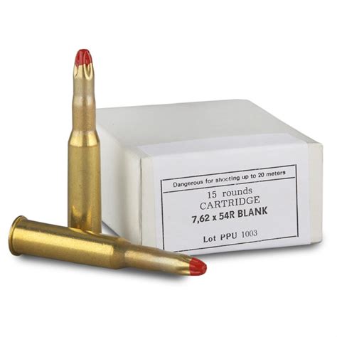 Ppu 762x54r Extended Blank Ammo 20 Rounds 222525 762x54r Ammo