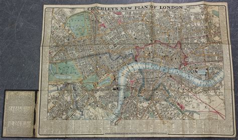 George Frederick Cruchley Publisher Cruchleys New Plan Of London