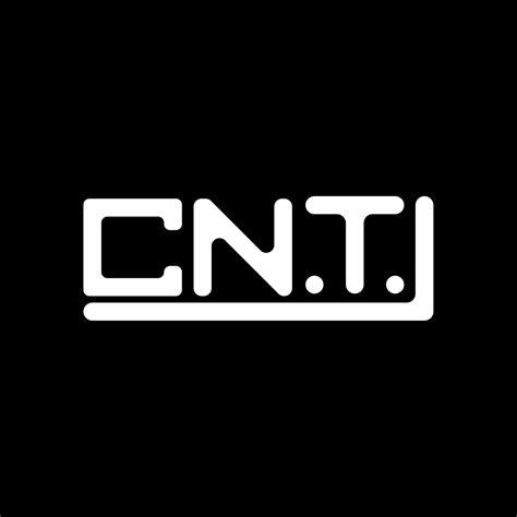 Cnt Letter Logo Creative Design With Vector Graphic Cnt Simple And