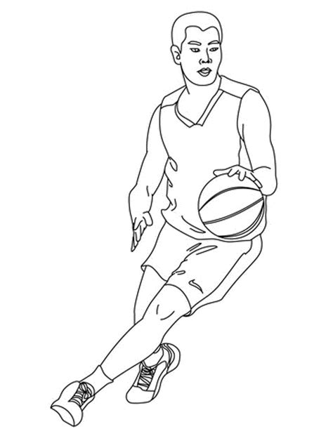 Print And Download Interesting Basketball Coloring Pages