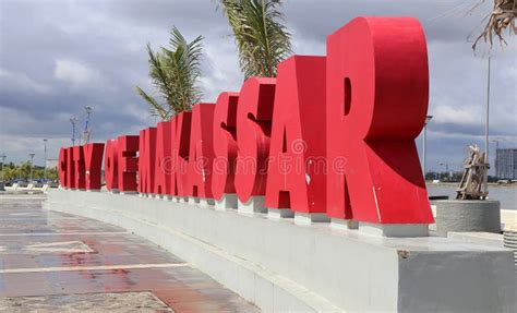 City Of Makassar Sign Makassar Sulewesi Indonesia Editorial Image