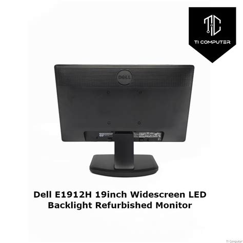 Dell E1912h 19inch Widescreen Led Backlight Refurbished Monitor