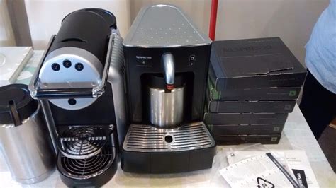 Doesn't include a milk frother. Nespresso Zenius Commercial Coffee Machine ...