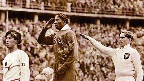 Jesse Owens Receiving His Gold Medal In The 1936 Olympics Rpics