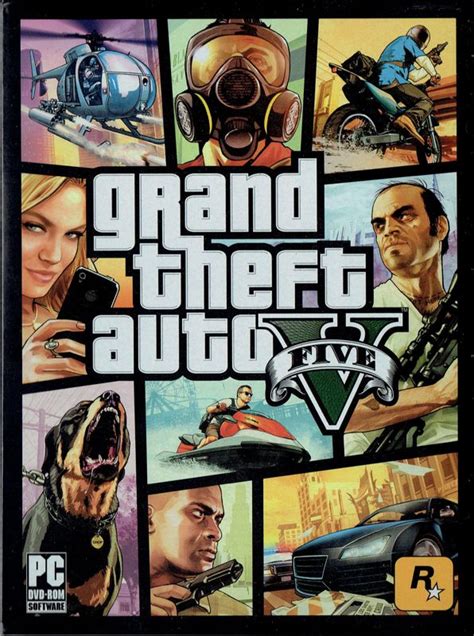 Grand Theft Auto V 2013 Box Cover Art Mobygames