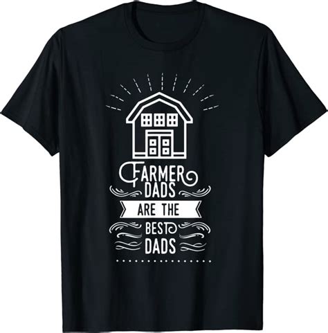 Farmer Dads Are The Best Dads T Shirt Clothing Shoes