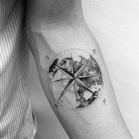 Top 43 Geometric Compass Tattoo Ideas 2021 Inspiration Guide