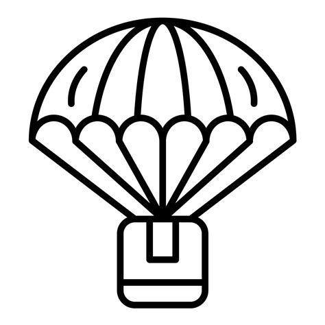 Parachute Vector Icon 21727609 Vector Art At Vecteezy