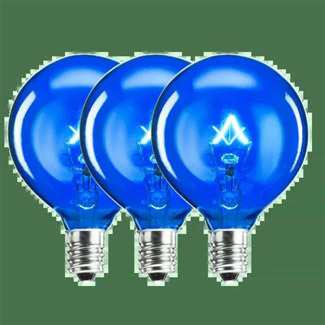 25 Watt Scentsy Light Bulbs Blue 3 Pack