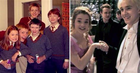 15 Brilliant Behind The Scenes Photos From The Harry Potter Cast