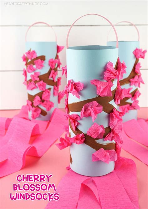 Cherry Blossom Craft Spring Crafts April Crafts Spring Crafts For Kids