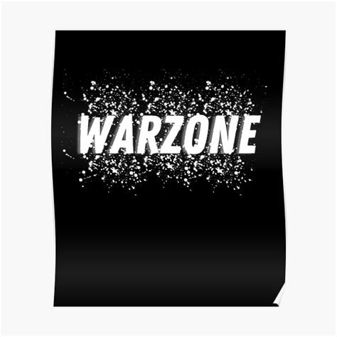 Cod Warzone Poster For Sale By Missadesign Redbubble