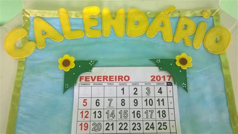 Calendário Girafa Em Eva