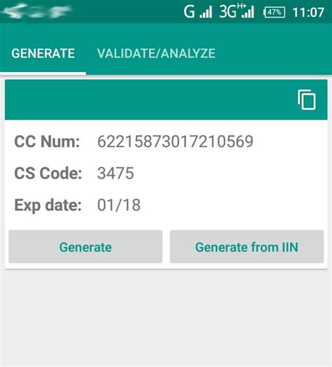 Credit card verifier allows you instantly check all major credit cards number for validity without submitting the card number online. Credit Card generator/verifier for Android - APK Download