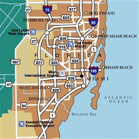 Users can easily view the boundaries of each zip code and the state as a whole. Miami Map - Free Printable Maps