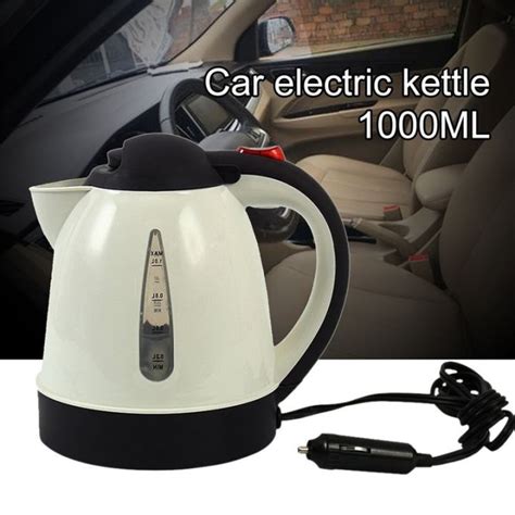 Car Kettle 12v24v Electric Water Kettle Portable 1000ml Heater In Car