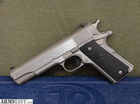 Armslist For Sale Colt 1911 Government Model 45 Acp Stainless Wcase